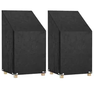 Pokrowce na meble ogrodowe - Pokrowce na krzesła ogrodowe, 2 szt., 8 oczek, 65x65x80/120 cm Lumarko! - miniaturka - grafika 1