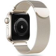 Akcesoria do smartwatchy - Pasek TECH-PROTECT MilaneseBand do Apple Watch 4/5/6/7/8/9/SE (38/40/41mm) Jasnobeżowy - miniaturka - grafika 1
