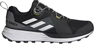 Buty trekkingowe męskie - Adidas TERREX TERREX Two Boa Trail Running Shoes Men, core black/crystal white/solar yellow UK 10 | EU 44 2/3 2021 Buty trailowe FZ2830-A0QM-10 - grafika 1