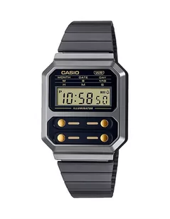 Zegarek Uniwersalny Zegarek CASIO model A100WEGG-1A2E (33 MM) - Zegarki damskie - miniaturka - grafika 1