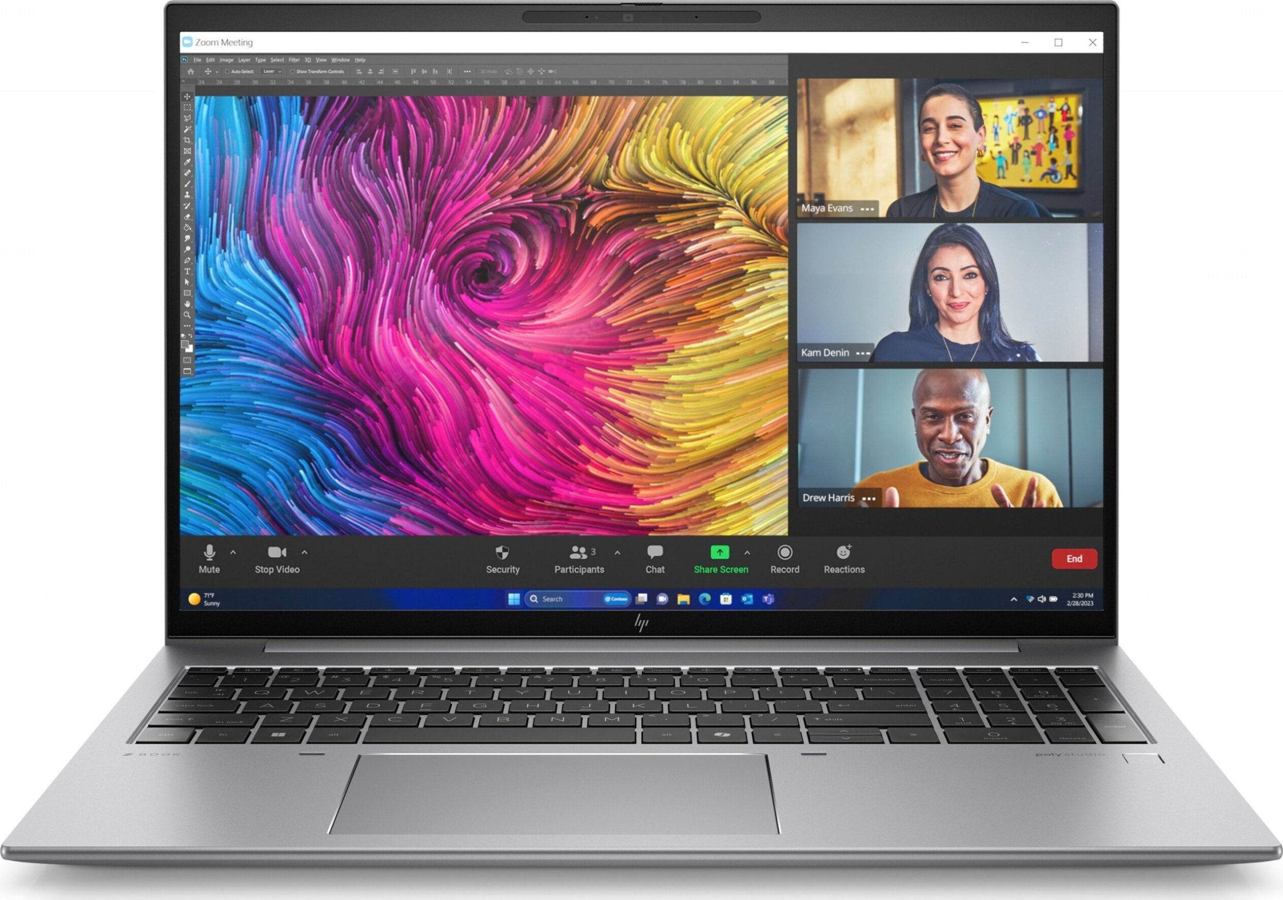 HP ZBook Firefly 16 G11 Mobile Workstation - Wolf Pro Security - Intel Core Ultra 7 155H - Win 11 Pro - RTX A500 - 32 GB RAM - 1 TB SSD NVMe, TLC - 40.6 cm 16