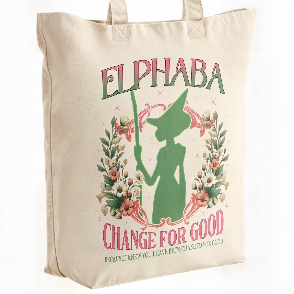 Torba bawełniana Premium Wicked For Good Oz Elphaba Glinda Dla Fanów