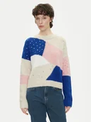 Swetry damskie - Pepe Jeans Sweter Nora PL702238 Kolorowy Loose Fit - miniaturka - grafika 1