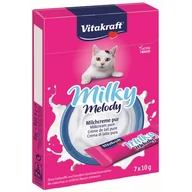 Suplementy i witaminy dla kotów - Vitakraft Cat Milky Melody krem z mleka 70g [28818] 12450 - miniaturka - grafika 1