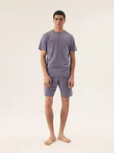 Piżamy damskie - Piżama męska Daft Henderson granatowy XL - miniaturka - grafika 1