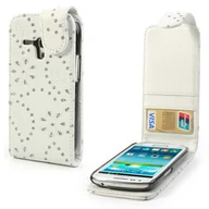 Etui i futerały do telefonów - Etui na telefon komórkowy Samsung Galaxy S3 mini i8190 / i8195 / i8200 białe - miniaturka - grafika 1