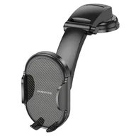 Uchwyty samochodowe do telefonów - Borofone Uchwyt Samochodowy BH73 Charm z przyssawką czarny - miniaturka - grafika 1