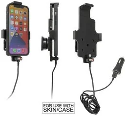 Uchwyt aktywny z kablem USB do Apple iPhone 13 Pro w futerale - Uchwyty samochodowe do telefonów - miniaturka - grafika 1