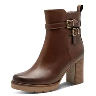 Kozaki damskie - Marco Tozzi Damskie 2-25498-45 modne kozaki, koniak, 40 EU, koniak, 40 EU - miniaturka - grafika 1