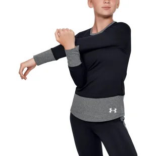 Bluza dziewczęca Under Armour ColdGear LS Crew - Bluzy sportowe damskie - miniaturka - grafika 2