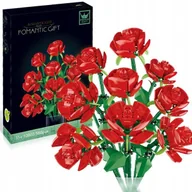 Klocki - Klocki Konstrukcyjne Bukiet Kwiatów Kwiaty 9 Róż 568 elementów - miniaturka - grafika 1