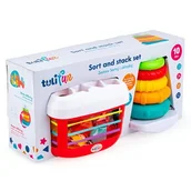 Zabawki interaktywne dla dzieci - Zabawka edukacyjna TULIFUN Sortuj i układaj TF30116 - miniaturka - grafika 1