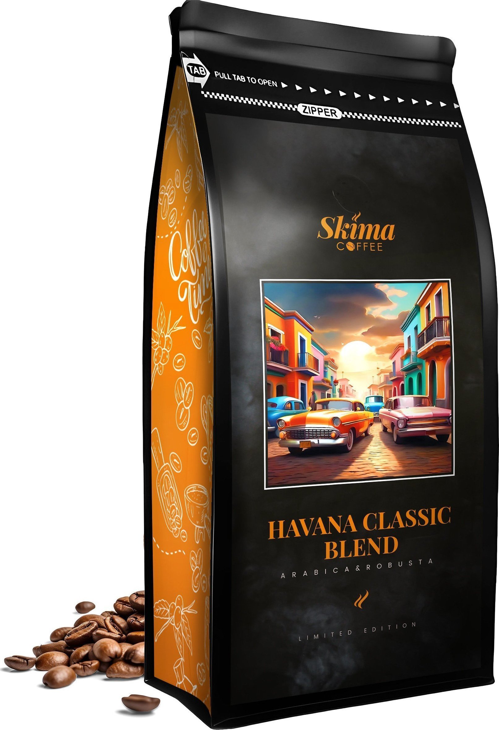 Kawa ziarnista 1kg HAVANA CLASSIC BLEND LIMITED EDITION do ekspresu + GRATIS