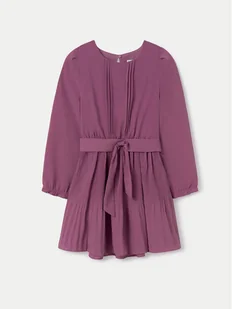 Mayoral Sukienka elegancka 7979 Różowy Regular Fit - Sukienki i spódniczki dla dziewczynek - miniaturka - grafika 1