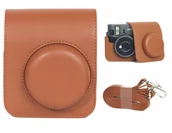 Torby fotograficzne i futerały - Futerał Etui Pokrowiec Case Na Aparat Do Aparatu Fujifilm Instax Mini 41 / Brązowy - miniaturka - grafika 1