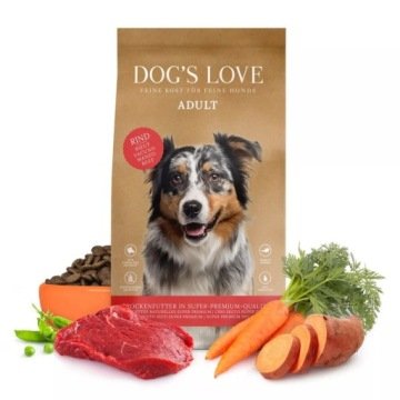 Dog´s Love Adult, wołowina - 2 kg