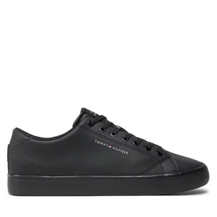 Sneakersy Tommy Hilfiger Th Hi Vulc Core Low Leather FM0FM05041 Czarny - Sneakersy męskie - miniaturka - grafika 1