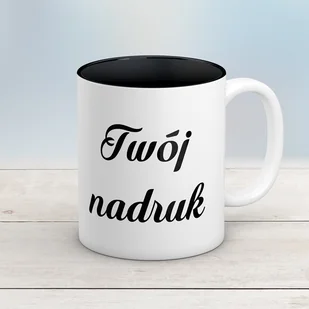 Kubek CLASSIC z czarnym wnętrzem z Twoim nadrukiem - Kubki - miniaturka - grafika 1