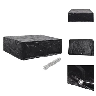 vidaXL Pokrowiec na meble ogrodowe 8 oczek 250x210x90 cm - Pokrowce ochronne na meble ogrodowe - Pokrowce na meble ogrodowe - miniaturka - grafika 1