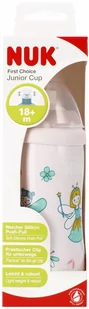 NUK Kubek 300 ml 18m Junior Cup różowy - Butelki dla niemowląt - miniaturka - grafika 1