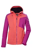 Kurtki damskie - killtec Damska kurtka funkcyjna wodoszczelna/kurtka outdoorowa z kapturem KOS 83 WMN JCKT, Sunset Pink, 44, 42735-000 - miniaturka - grafika 1