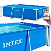 Baseny ogrodowe - HIT! DUŻY BASEN OGRODOWY STELAŻOWY RODZINNY INTEX DO OGRODU NA DZIAŁKĘ SOLIDNY + EBOOK-3 - miniaturka - grafika 1