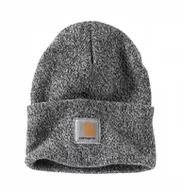 Czapki damskie - Czapka zimowa Carhartt Acrylic Watch Hat A18 Black/White - miniaturka - grafika 1