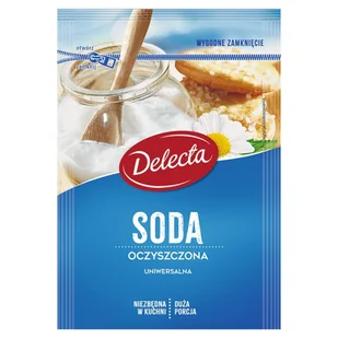 Delecta Soda oczyszczona 100 g - Dodatki do ciast w proszku - miniaturka - grafika 1