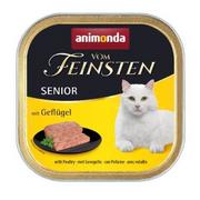 Mokra karma dla kotów - Animonda Vom Feinsten Senior Cat z drobiem 100g - miniaturka - grafika 1