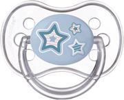 Smoczki uspokajające - Canpol babies CANPOL Smoczek okrągły 18m+ Newborn Baby silikon  niebieski 3022564 - miniaturka - grafika 1