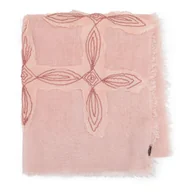 Apaszki i szaliki męskie - Damski szal z naszywanym wzorem - miniaturka - grafika 1