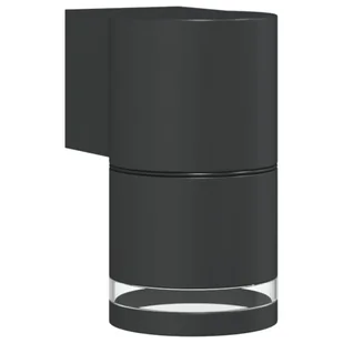 vidaXL Kinkiet zewnętrzny, czarny, odlewane aluminium - Lampy ogrodowe - miniaturka - grafika 1