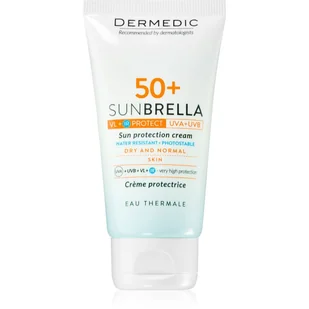 Biogened Sunbrella Ochronny krem do twarzy do skóry normalnej i suchej SPF50+ 50ml - Kremy do twarzy z filtrem - miniaturka - grafika 1