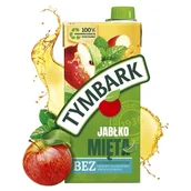 Soki i napoje niegazowane - Tymbark NAPÓJ JABŁKO-MIĘTA KARTON 1 L - miniaturka - grafika 1
