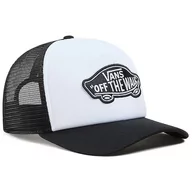 Czapki i chusty sportowe męskie - Czapka Vans Classic Patch Curved Bill Trucker VN00066XY281 - czarna - miniaturka - grafika 1