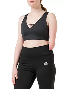 adidas YO L STO LS Biustonosz Sports, Women's, Węgiel, XSAC - Biustonosze - miniaturka - grafika 1