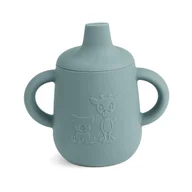 Kubki dla dzieci - Kubeczek Silikonowy Niekapek Z Ustnikiem Giraf & Koala Lead Nuuroo - miniaturka - grafika 1