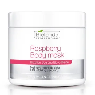 Bielenda Professional Raspberry Body Mask With Guarana Bio-Coffeine maska do ciała 600g - Maseczki do twarzy - miniaturka - grafika 1