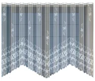 Firany - Firanka żakardowa 245270 biała z taśmą marszczącą 160x300 cm - miniaturka - grafika 1