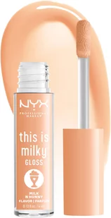 NYX Professional Makeup This Is Mily Gloss 17 Milk N Hunny - Błyszczyki do ust - miniaturka - grafika 8
