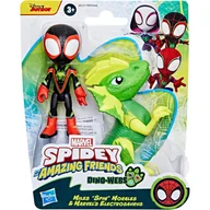 Figurki dla dzieci - SPIDEY I SUPER KUMPLE MARVEL DINO-WEBS MILES SPIN MORALES + ELECTROSAURUS - miniaturka - grafika 1