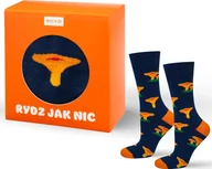 Skarpety termoaktywne - Soxo Kolorowe Męskie Skarpetki SOXO Rydz jak nic w opakowaniu 4045 - miniaturka - grafika 1