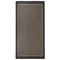 Dywany zewnętrzne - vidaXL Dywan zewnętrzny o płaskim splocie, 100x200 cm, ciemnobrązowy - miniaturka - grafika 1