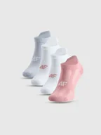 Skarpetki damskie - 4F skarpetki damskie bawełniane stopki 3 pak 4FWMM00UFSOF244 multikolor - miniaturka - grafika 1