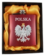Piersiówki - Piersiówka prezentowa Polska Orzełek godło na prezent upominek - miniaturka - grafika 1