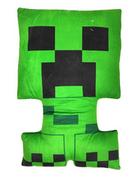 Kołdry i poduszki dla dzieci - Zielona poduszka Minecraft 40 x 25 cm - miniaturka - grafika 1