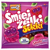 Żelki - nimm2 Śmiejżelki Sokki Żelki owocowe wzbogacone witaminami słodki sad 90 g - miniaturka - grafika 1