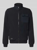 Kurtki męskie - Bluza rozpinana ze stójką i brustaszą - miniaturka - grafika 1