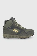 Buty trekkingowe męskie - Helly Hansen Obuwie zimowe męskie kolor zielony - miniaturka - grafika 1
