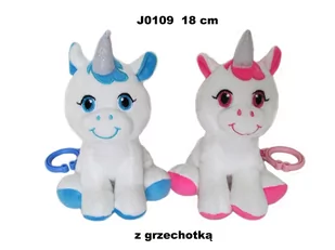 Sun-day Grzechotka Plusz z Zaw Jednorozec 20cm Sa J0109 - Grzechotki dla dzieci - miniaturka - grafika 1